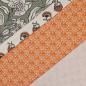 Preview: Canvas Baumwolle - Orange Flowers | Meterware